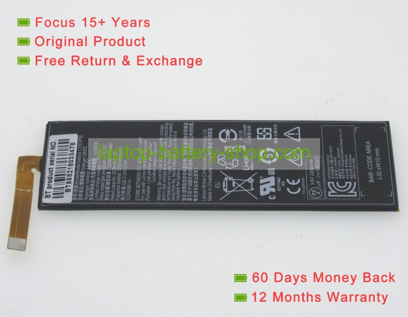 Lenovo L17D1P35 3.8V 2200mAh replacement batteries - Click Image to Close