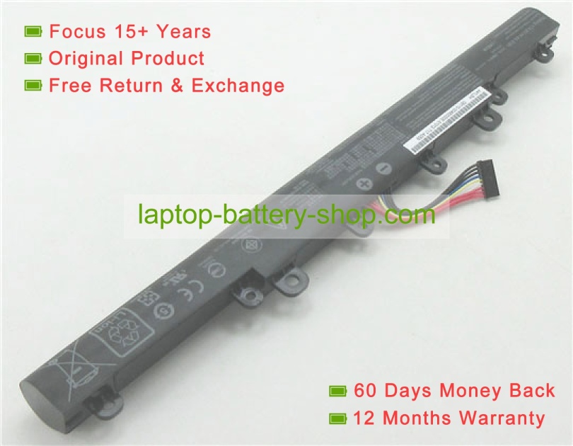 Asus 0B110-00480100, A41N1702-1 14.4V 3020mAh original batteries - Click Image to Close