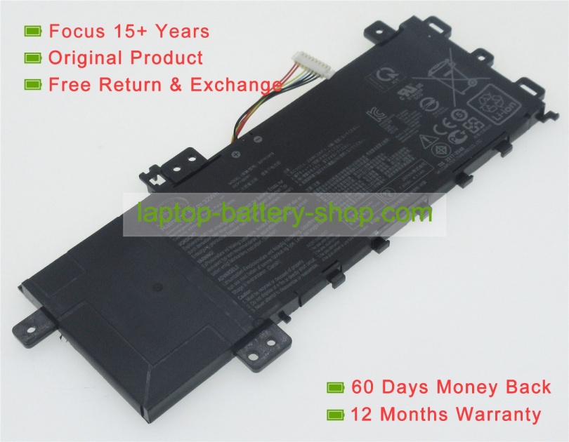 Asus B21N1818, 0B200-03190400E 7.3V or 7.6V 4110mAh original batteries - Click Image to Close
