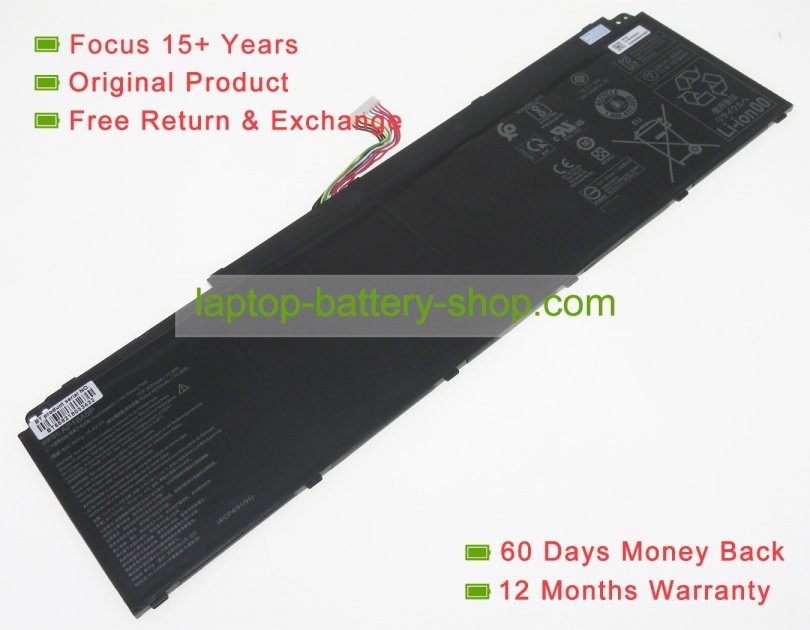 Acer KT.00405.008, AP18A5P 15.4V 4670mAh original batteries - Click Image to Close