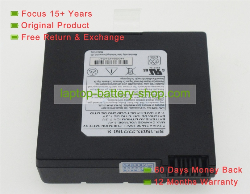 Hasee BP-15033-22/2150 S, BP-15033-22/2150S 7.2V 4300mAh original batteries - Click Image to Close