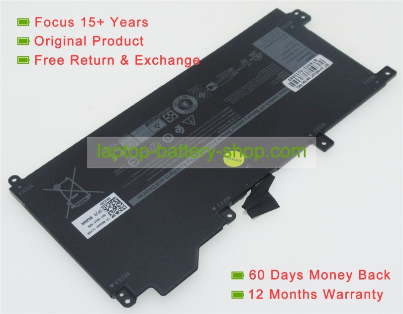 Dell 0KWWW4, 1FKCC 7.6V 4750mAh original batteries - Click Image to Close