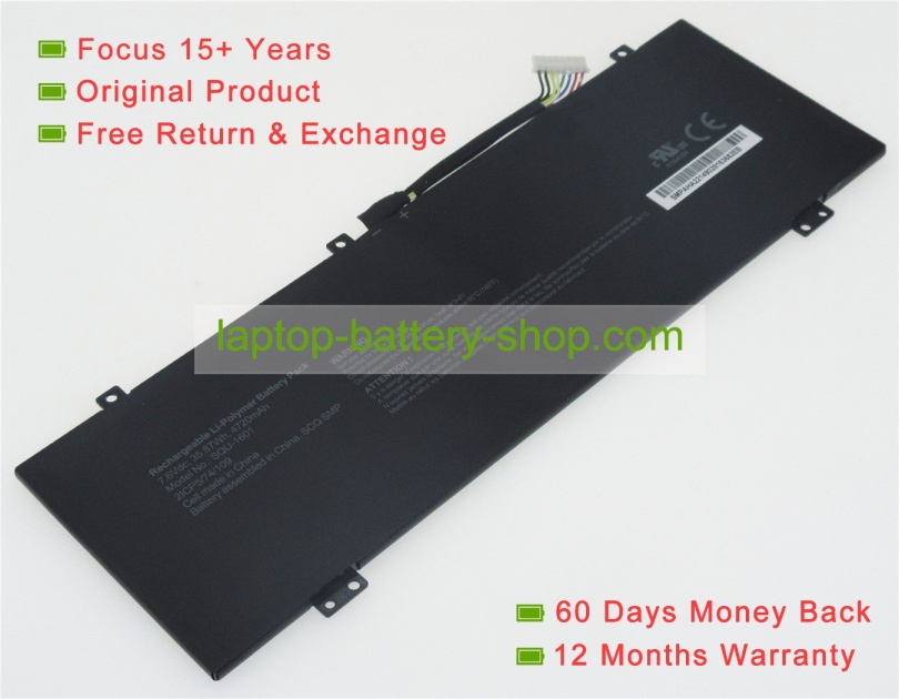 Hasee SQU-1601, 21CP5/74/109 7.6V 4720mAh replacement batteries - Click Image to Close