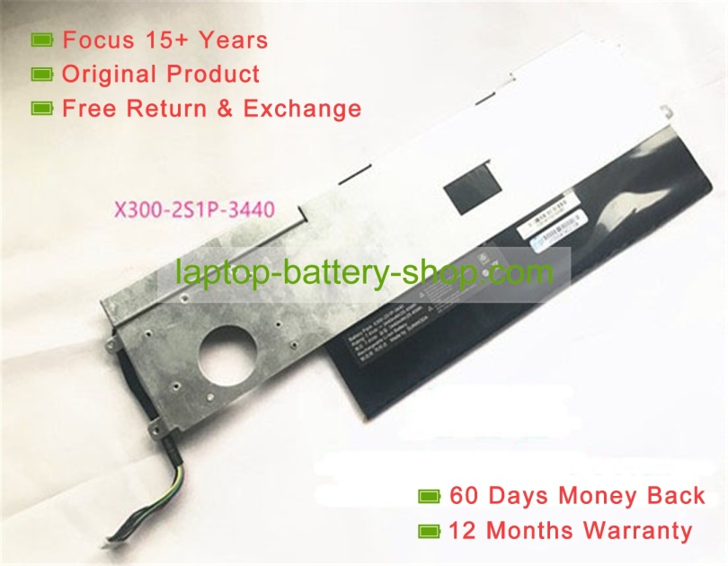 Hasee X300-2S1P-3440 7.4V 3440mAh replacement batteries - Click Image to Close