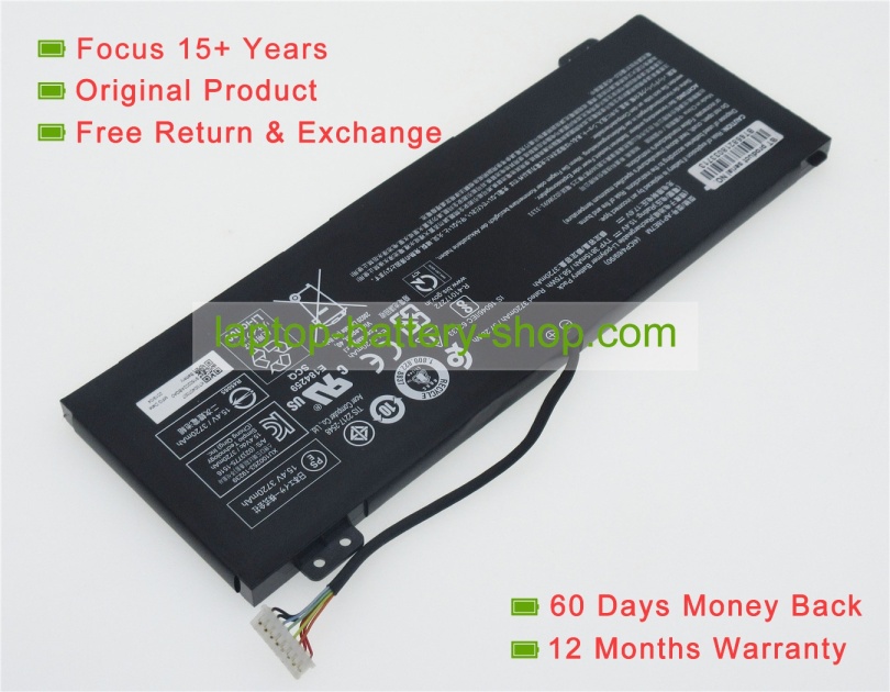 Acer AP18E7M, 4ICP4/69/90 15.4V 3815mAh original batteries - Click Image to Close