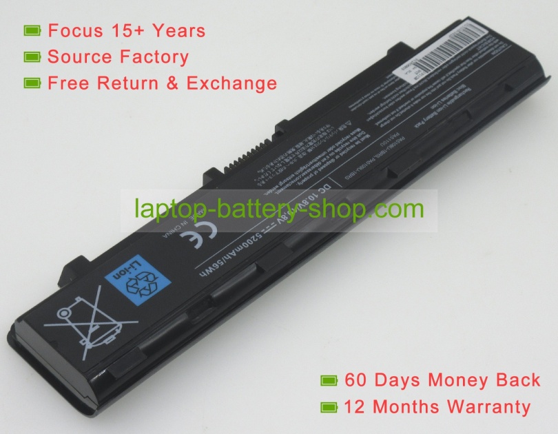 Toshiba PA5024U-1BRS, PA5109U-1BRS 10.8V 4200mAh replacement batteries - Click Image to Close