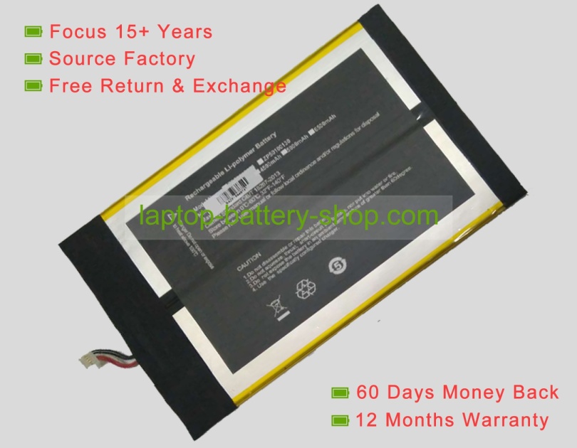 Jumper HW28130190 3.8V 8500mAh replacement batteries - Click Image to Close