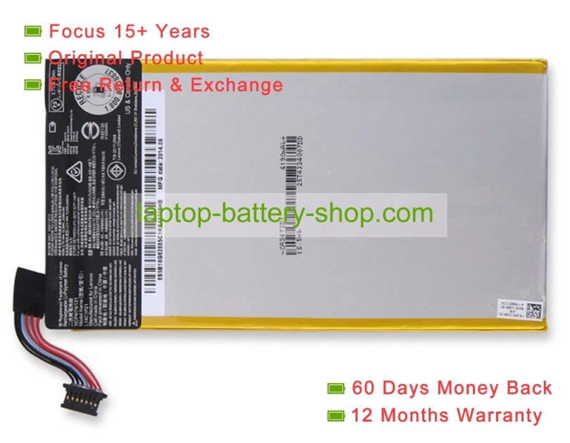 Lenovo L14C1P21, 5B10G62885 3.7V 4280mAh replacement batteries - Click Image to Close