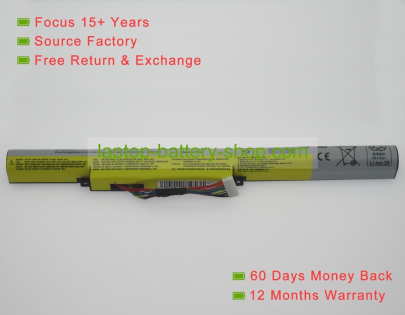 Lenovo L12S4K01, L12L4K01 14.8V 2600mAh replacement batteries - Click Image to Close