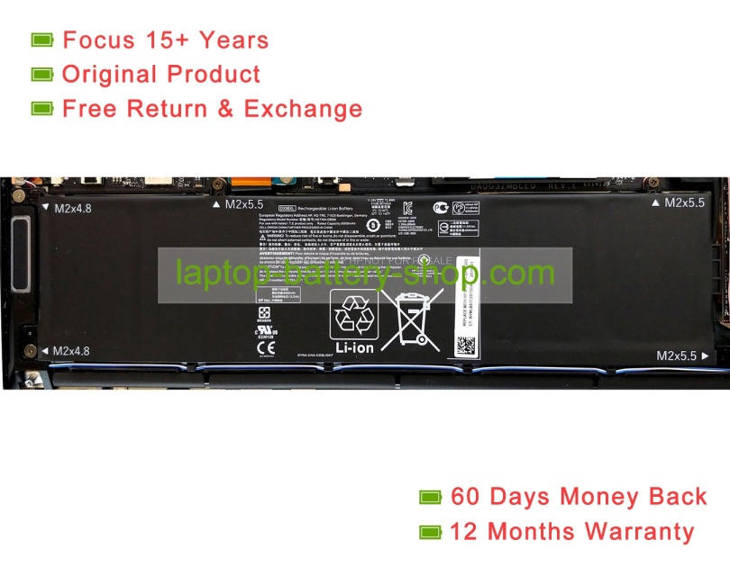 Hp L32701-2C1, DX06XL 11.55V 6000mAh replacement batteries - Click Image to Close
