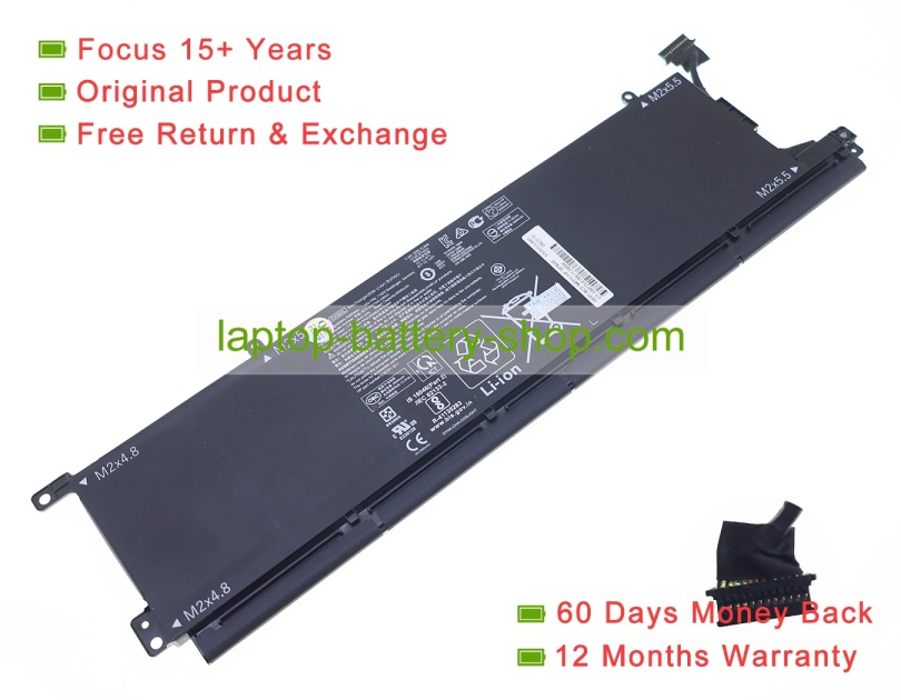 Hp HSTNN-DB9B, DX06XL 11.55V 6000mAh original batteries - Click Image to Close