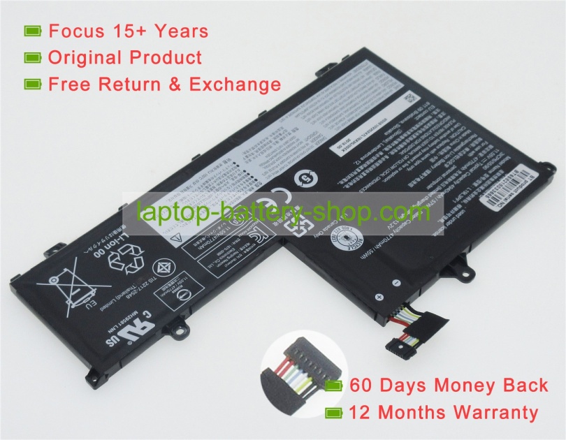 Lenovo L19M3PF1, 5B10V25250 11.55V 4940mAh original batteries - Click Image to Close