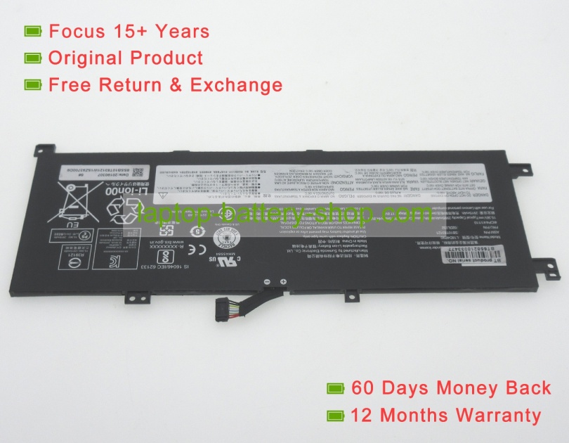 Lenovo 02DL032, SB10T83121 15.36V 2995mAh original batteries - Click Image to Close