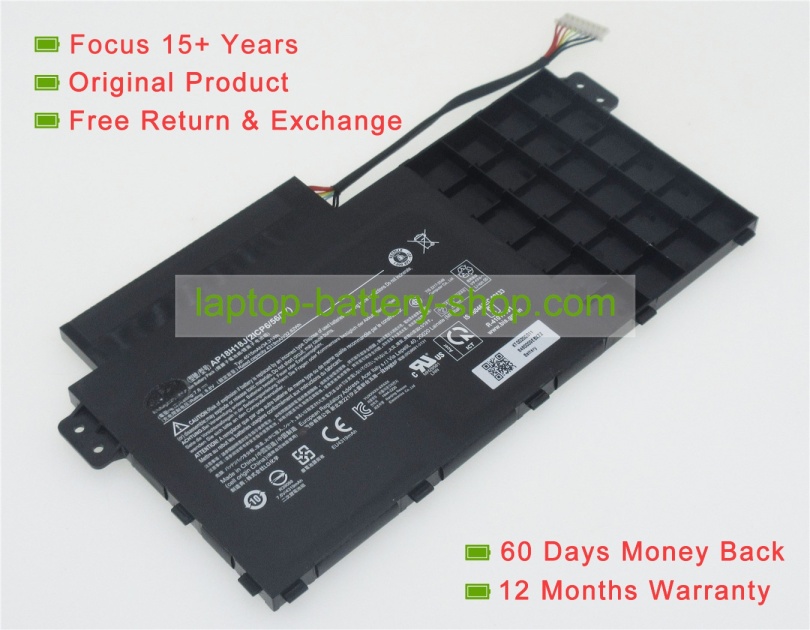 Acer 2ICP6/56/77, AP18H18J 7.6V 4515mAh original batteries - Click Image to Close