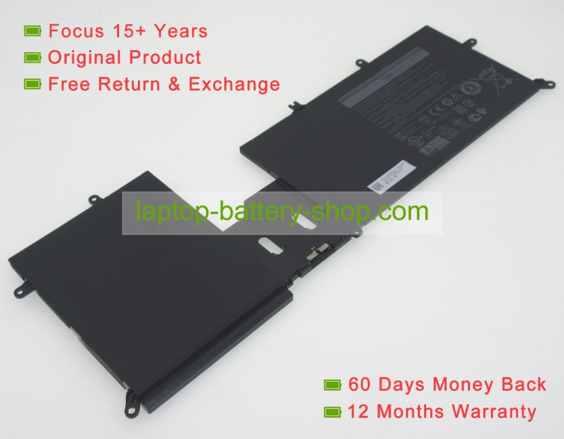 Dell Y9M6F, YM9KC 11.7V 6490mAh replacement batteries - Click Image to Close