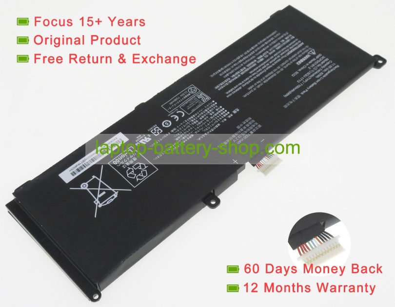 Hasee SQU-1609, SQU-1611 11.55V 7100mAh original batteries - Click Image to Close