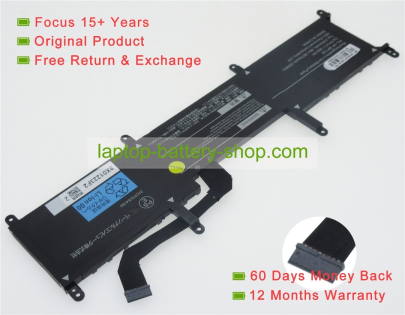 Nec PC-VP-BP128 7.68V 3870mAh replacement batteries - Click Image to Close