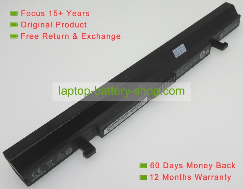 Medion A41-E15, MSN 30023620 14.52V 2600mAh original batteries - Click Image to Close