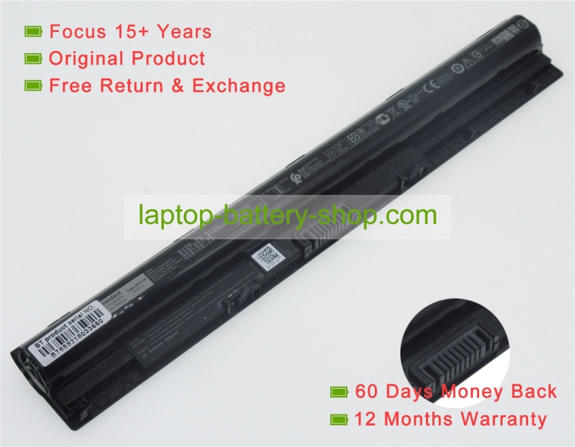 Dell M5Y1K, GXVJ3 14.8V 2700mAh original batteries - Click Image to Close