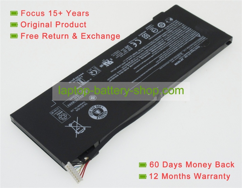 Acer 4ICP4/70/88, AP18E8M 15.4V 3574mAh original batteries - Click Image to Close