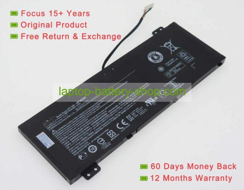 Acer 4ICP4/70/88, AP18E8M 15.4V 3574mAh original batteries - Click Image to Close