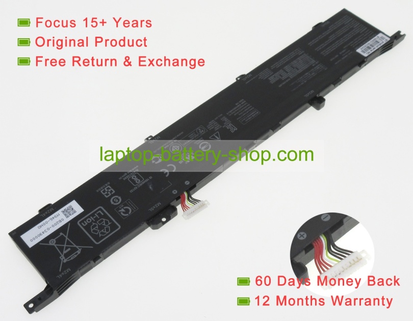 Asus C42N1846, 0B200-03490000 15.4V 4614mAh original batteries - Click Image to Close