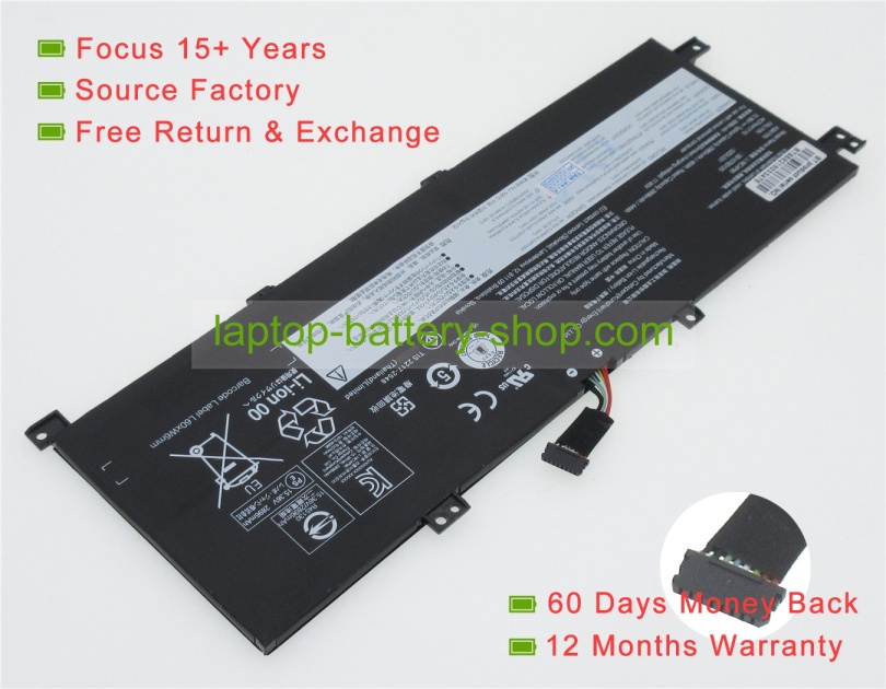 Lenovo 02DL031, SB10T83120 15.36V 2985mAh original batteries - Click Image to Close