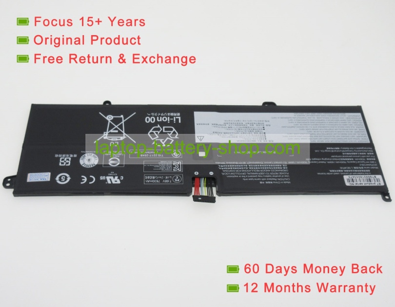 Lenovo 5B10W67180, 5B10W67374 7.68V 7820mAh original batteries - Click Image to Close