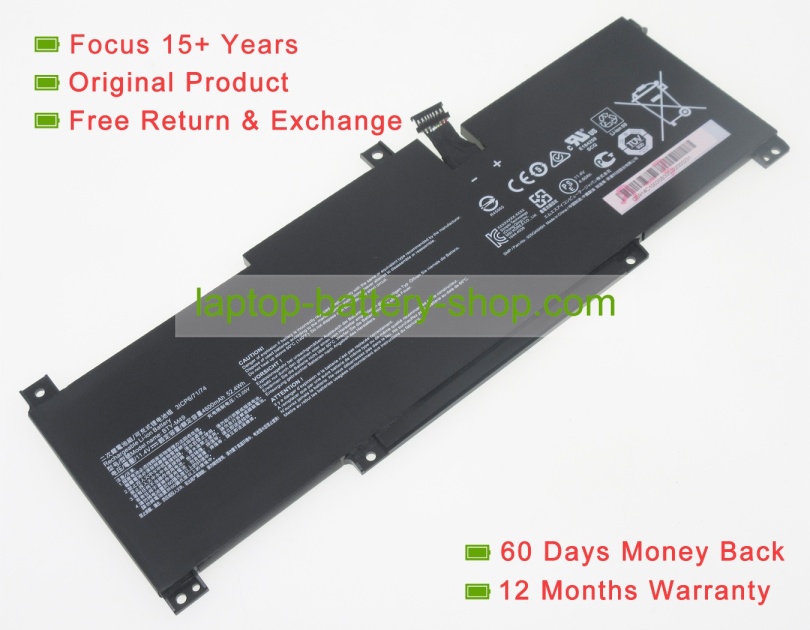 Msi MS-14D, MS-14C1 11.4V 4600mAh original batteries - Click Image to Close