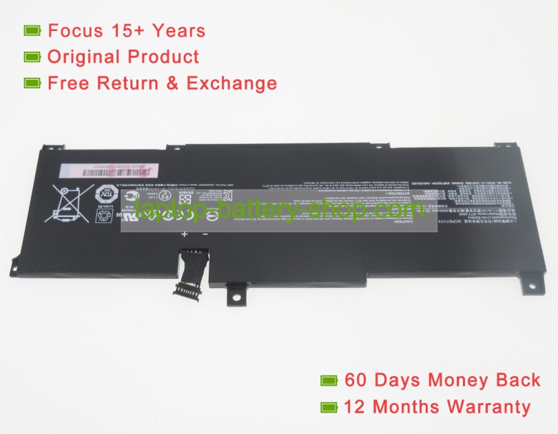 Msi MS-14D, MS-14C1 11.4V 4600mAh original batteries - Click Image to Close