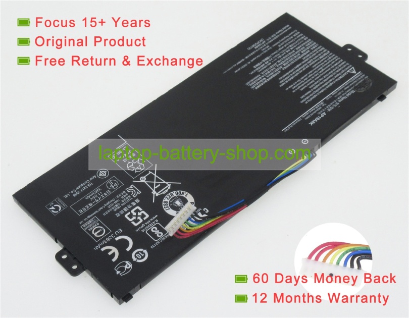 Acer AP19A8K, 3ICP5/58/72 11.55V 3482mAh original batteries - Click Image to Close