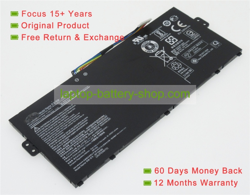 Acer AP19A8K, 3ICP5/58/72 11.55V 3482mAh original batteries - Click Image to Close