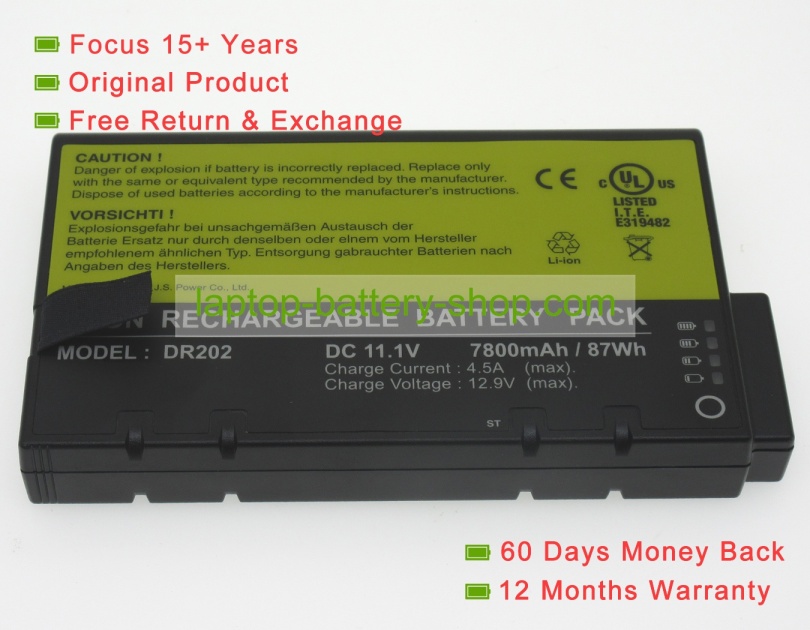 Samsung SL-202, DR202 11.1V 7800mAh original batteries - Click Image to Close