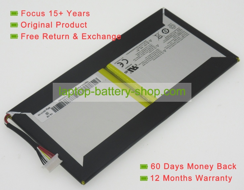 Other EG20-1S10400-T1T2, EG20-1S10400-G1A3 3.8V 10400mAh original batteries - Click Image to Close