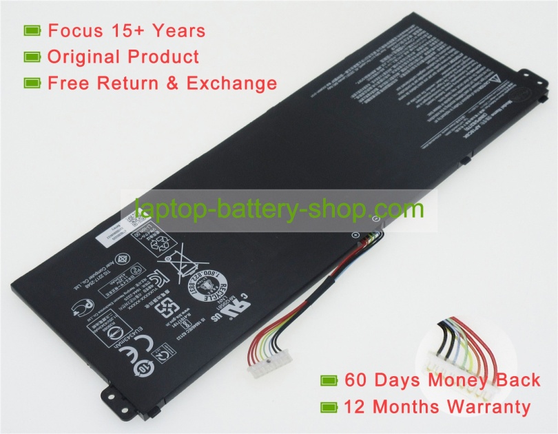 Acer 3INP5/82/70, AP18C8K 11.25V 4471mAh original batteries - Click Image to Close