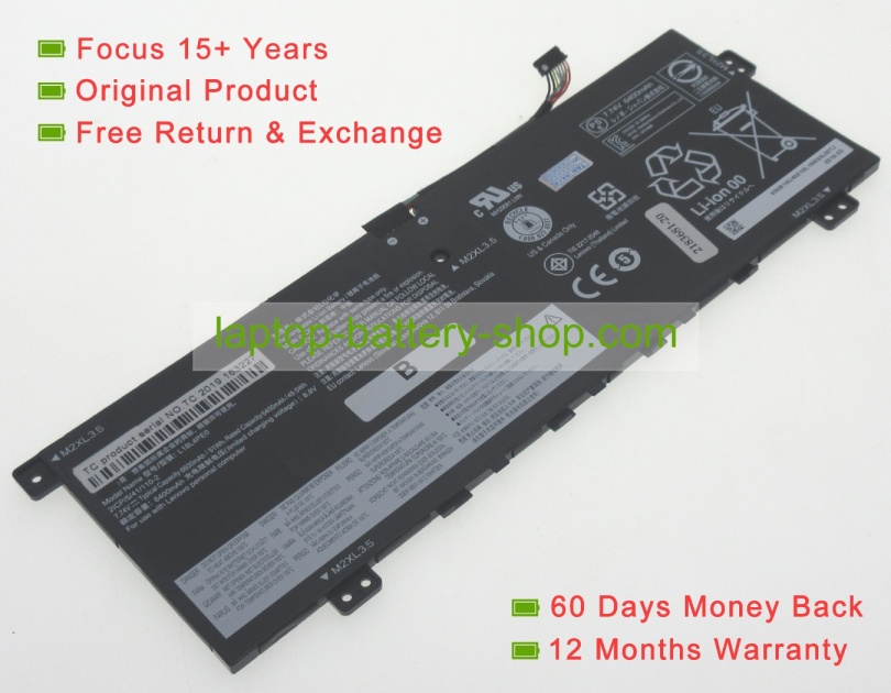 Lenovo 2ICP5/41/110-2, 5B10W67296 7.72V 6610mAh original batteries - Click Image to Close