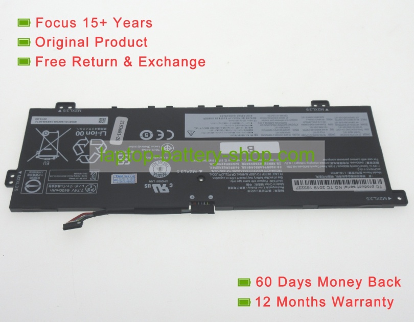 Lenovo 2ICP5/41/110-2, 5B10W67296 7.72V 6610mAh original batteries - Click Image to Close