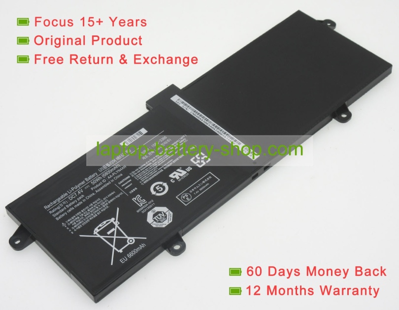 Samsung AA-PLYN4AN, BA43-00340A 7.4V 6800mAh replacement batteries - Click Image to Close