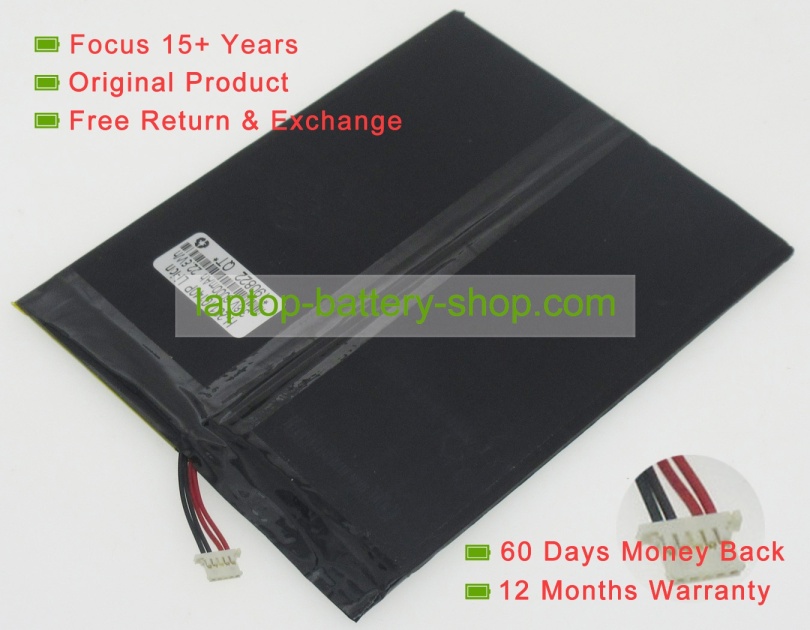 Irbis H-28110140P 3.8V 6000mAh original batteries - Click Image to Close