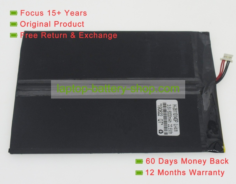 Irbis H-28110140P 3.8V 6000mAh original batteries - Click Image to Close