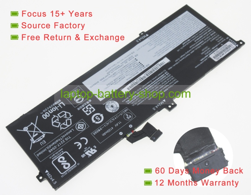 Lenovo 3ICP6/38/64-2, SB10K97663 11.4V 4220mAh replacement batteries - Click Image to Close
