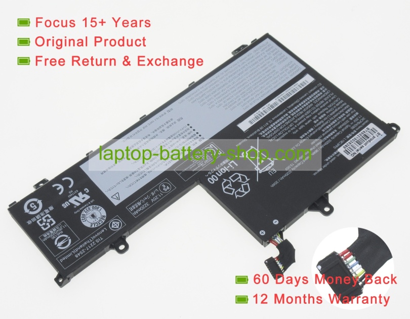 Lenovo L19C3PF0, SB10W67303 11.25V 3320mAh replacement batteries - Click Image to Close