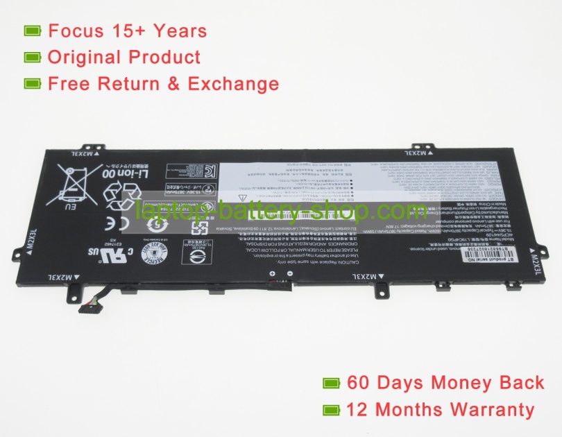 Lenovo L19C4PG0, SB10V26972 15.36V 3970mAh original batteries - Click Image to Close