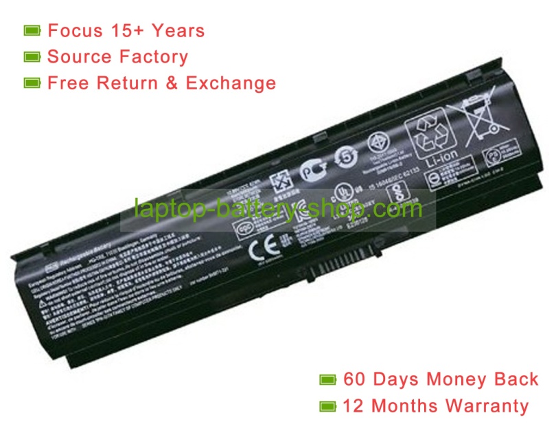 Hp HSTNN-DB7K, 849911-850 11.1V 5663mAh replacement batteries - Click Image to Close