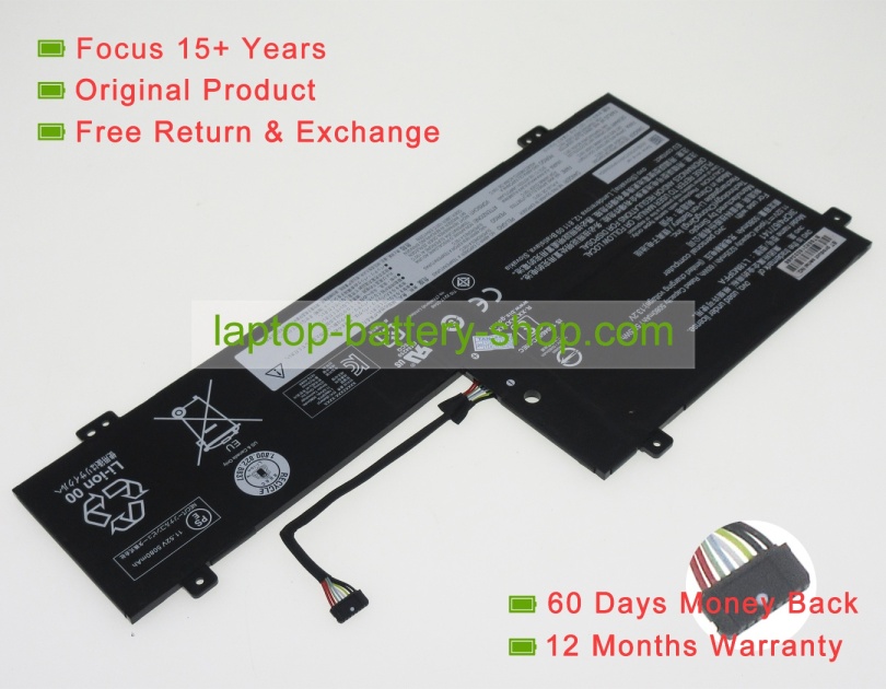 Lenovo L18M3PFA, 3ICP4/67/141 11.52V 5235mAh original batteries - Click Image to Close