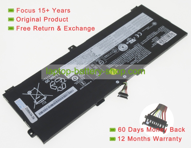 Lenovo 02HM886, L19M3P71 11.52V 4380mAh original batteries - Click Image to Close