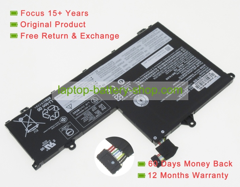 Lenovo SB10V25233, L19M3PF2 11.52V 4950mAh original batteries - Click Image to Close
