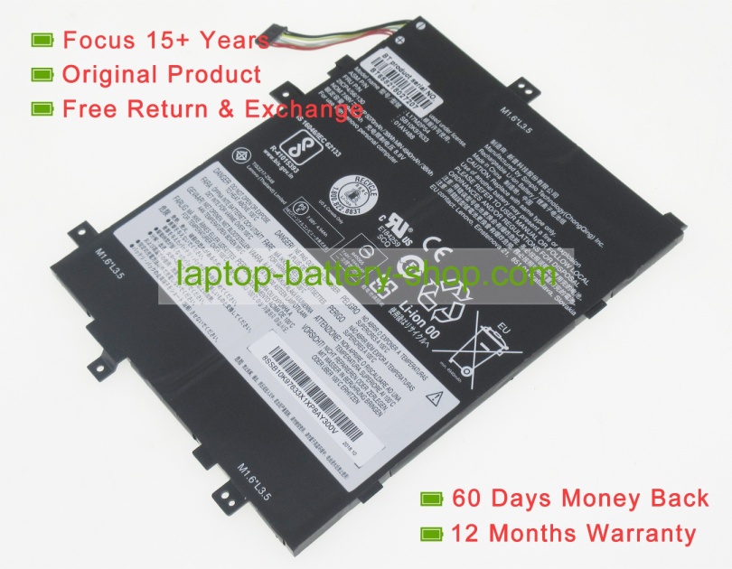 Lenovo SB10K97632, 01AV488 7.68V 5070mAh replacement batteries - Click Image to Close