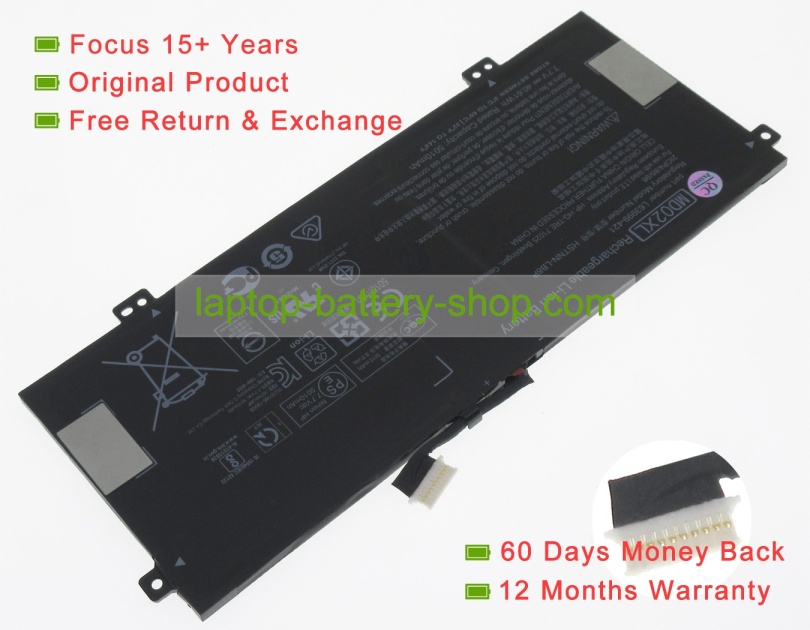 Hp L64430-005, HSTNN-LB8P 7.7V 5010mAh original batteries - Click Image to Close