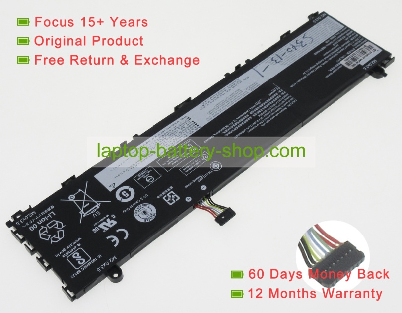 Lenovo 5B10U95571, L18L3PF7 11.55V 3680mAh original batteries - Click Image to Close